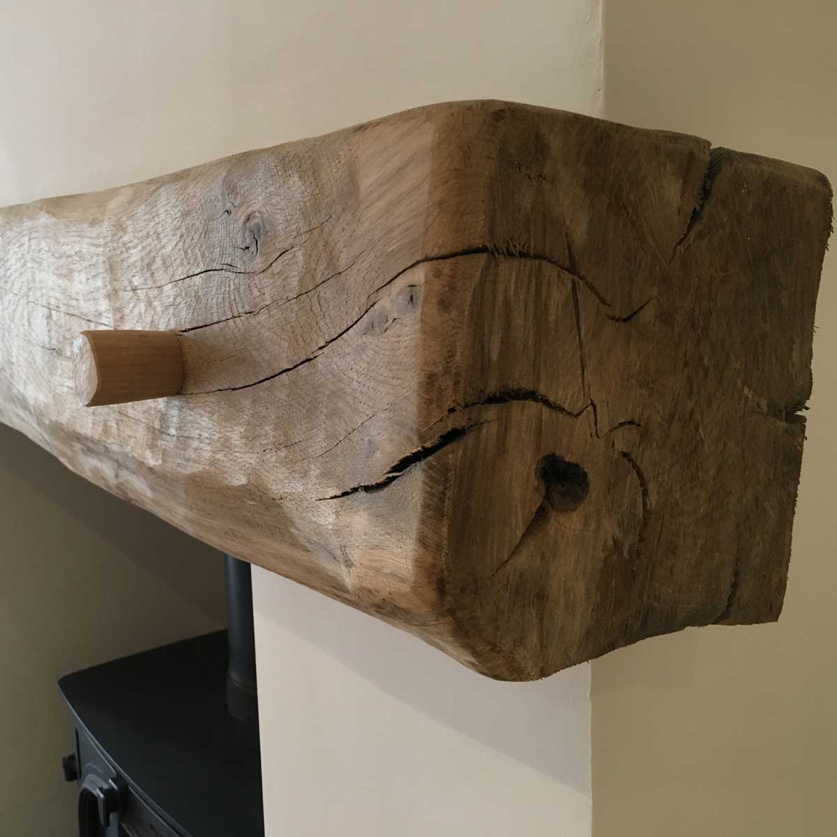 Reclaimed Oak Wood Fireplace Mantelpiece Flintshire Chester Wrexham reclaimed-oak-wood-fireplace-mantelpiece-flintshire-chester-wrexham