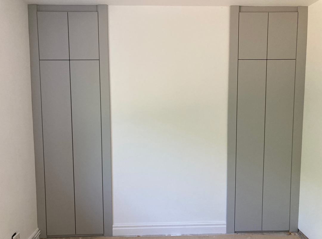 Bespoke fitted Alcove Cupboard and Wardrobe