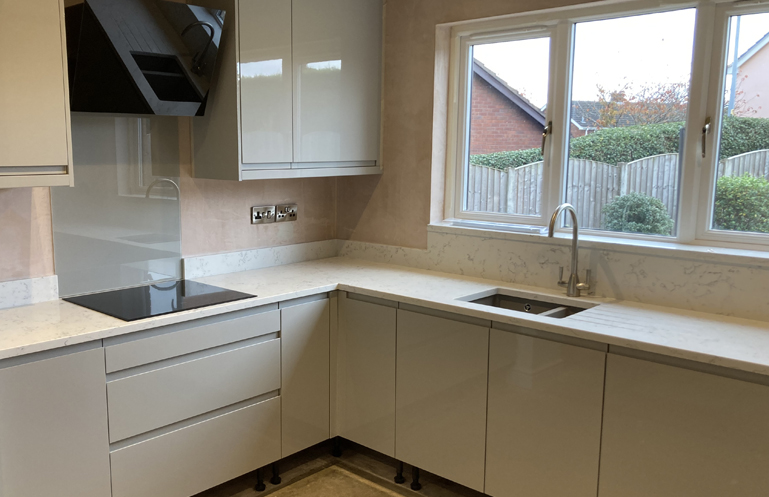 Fitted Kitchen in Chester - Left side, After 
