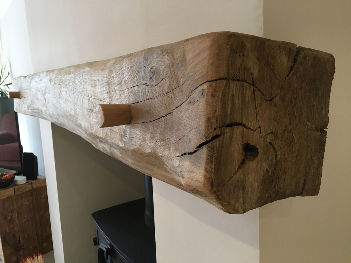 Oak Mantelpiece
